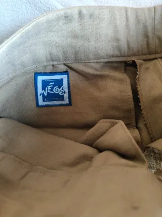 Pantaloni estivi uomo beige taglia 50