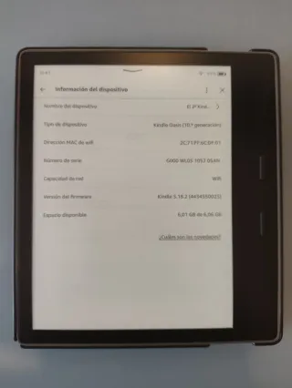 Ebook Kindle Oasis 10ª Gen