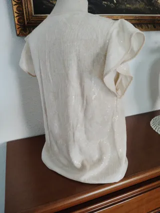 Camisa Adolfo Dominguez Beige Talla L