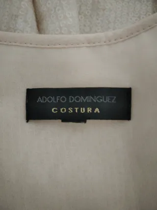 Camisa Adolfo Dominguez Beige Talla L