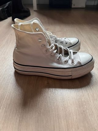 Converse Chuck Taylor Plataforma Blancas