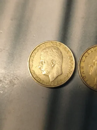 2 Monedas 100 Pesetas Rey Juan Carlos 1983