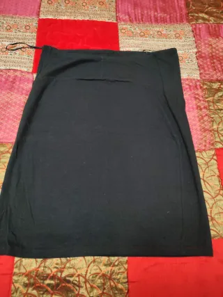 Falda elástica negra talla única