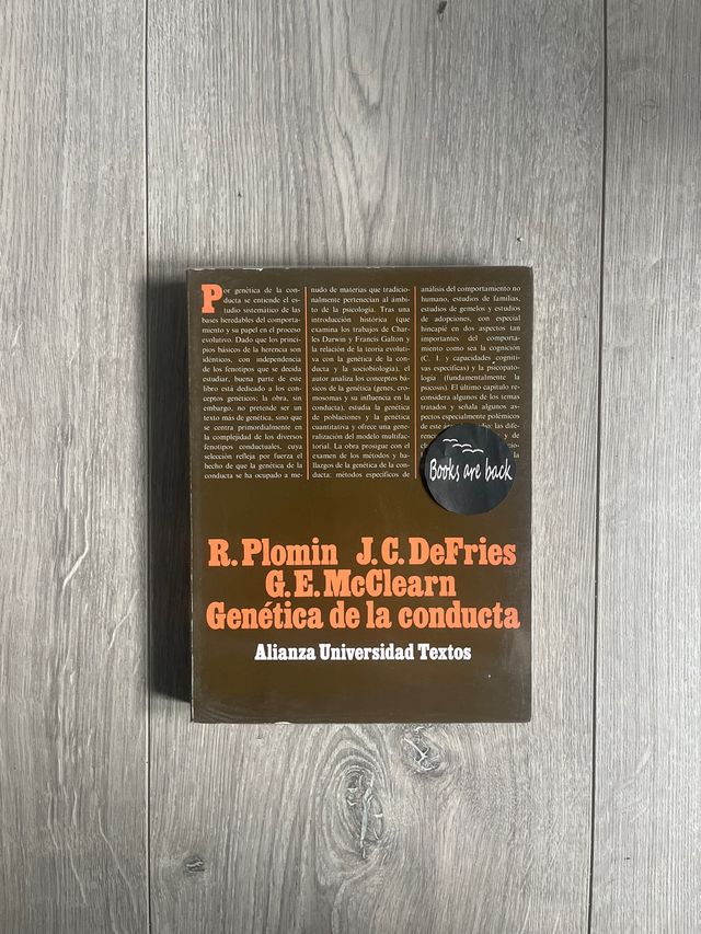 GENETICA DE LA CONDUCTA