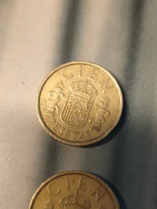 Monedas antiguas 100 pesetas Juan Carlos I