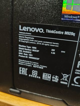 Lenovo M920q Tiny Mini PC i7 16GB RAM