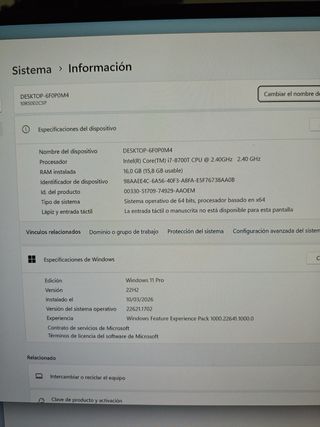 Lenovo M920q Tiny Mini PC i7 16GB RAM