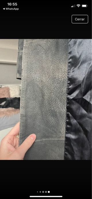 Chaqueta larga Pepe Jeans gris