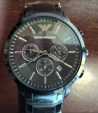 Reloj Emporio Armani Negro Cronógrafo