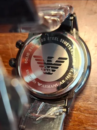 Reloj Emporio Armani Negro Cronógrafo