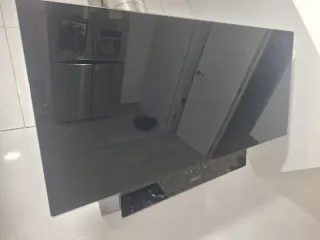 Campana extractora negra