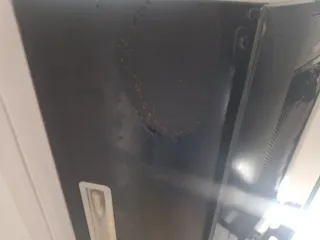 Campana extractora negra