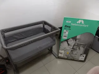 Cuna colecho Bebeconfort Zina gris