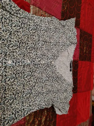 Vestido largo estampado floral