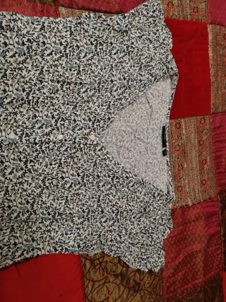 Vestido largo estampado floral