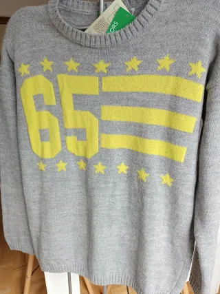 Jersey Benetton Gris Talla S