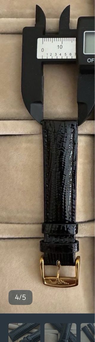 Correa para reloj Longines en piel de becerro 18mm