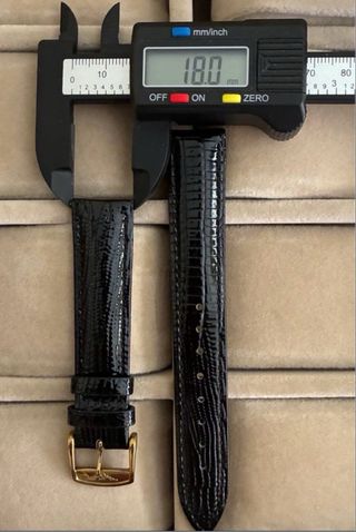 Correa para reloj Longines en piel de becerro 18mm