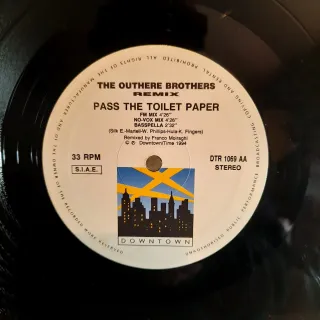 The Outhere Brothers Pass The Toilet Paper Single