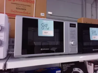 Microondas Johnson inoxidable en oferta
