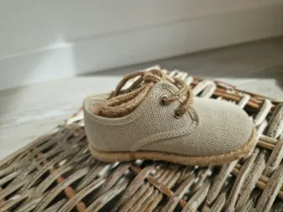 Zapato niño lona y esparto. N°20 y también N°21