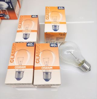 Lotto 24 Lampadine incandescenza alogene Osram
