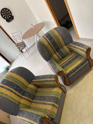 Butaca/Sillón Tela Diseño Rayas