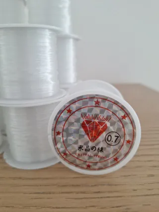 24 Bobine Filo Trasparente Rigido