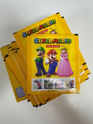 75 Sobres Panini Super Mario