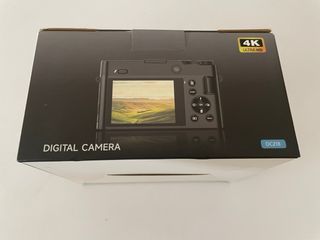 Cámara Digital 64MP 4K Negra