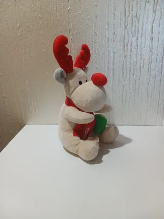 Peluche Reno Coca-Cola 24cm