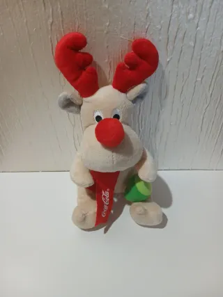 Peluche Reno Coca-Cola 24cm