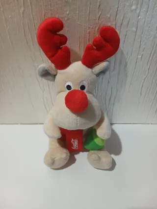 Peluche Reno Coca-Cola 24cm