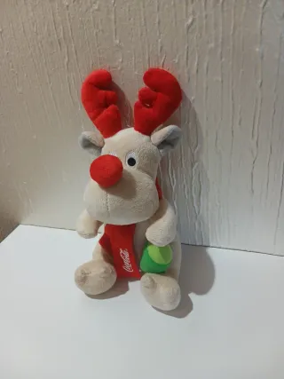 Peluche Reno Coca-Cola 24cm