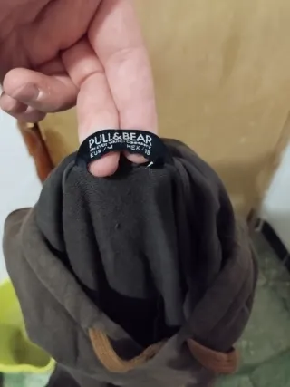 Sudadera Pull&Bear verde militar