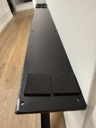 Mesa rústica madera maciza Suar, de una pieza.