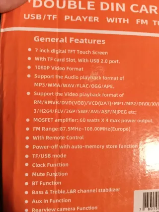 Autoradio FOYU CTC-7012 Mirror Link iOS