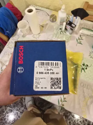 6 Inyectores Bosch 0986435358 AUDI , grupo VAG