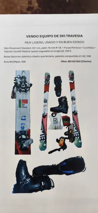 Equipo Esquí Travesía Movement Dynafit