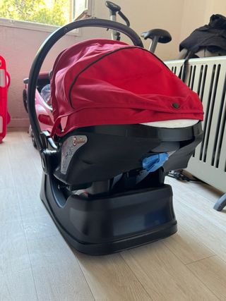Silla de coche bebé Chicco roja