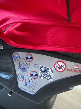 Silla de coche bebé Chicco roja