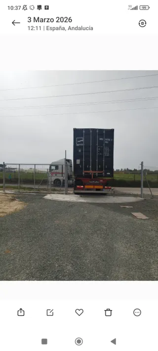 Contenedor metálico 13m / 40 pies