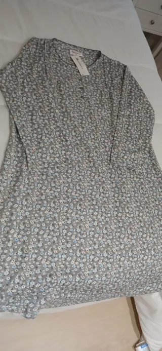 Camisón largo estampado floral Mundo Pijama Talla