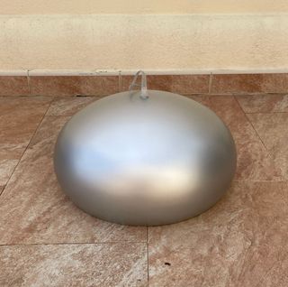 Lámpara Colgante Metálica Plateada