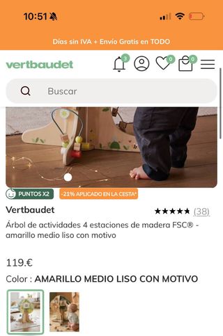 Árbol de actividades madera 4 estaciones