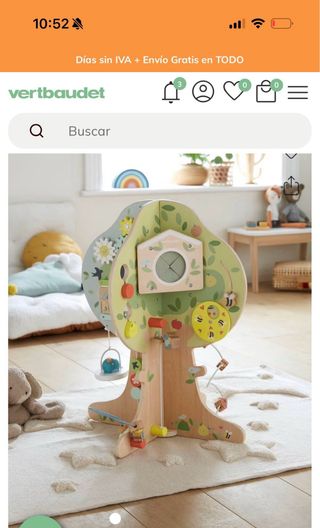 Árbol de actividades madera 4 estaciones