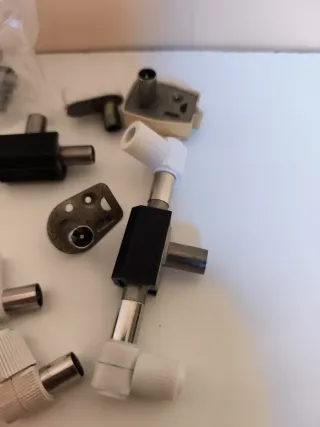 Lote conectores antena TV