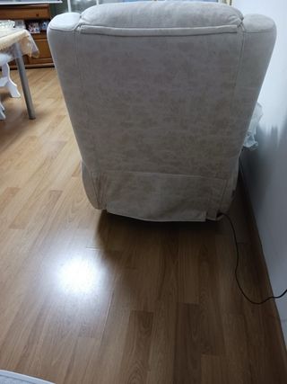 Poltrona relax elettrica beige