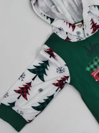Body de Navidad para bebé con capucha