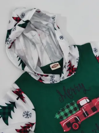 Body de Navidad para bebé con capucha